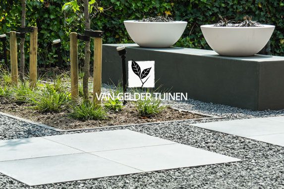 Strakke tuin onderhoudsarm